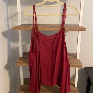 Free People Scarlett Lace Tank